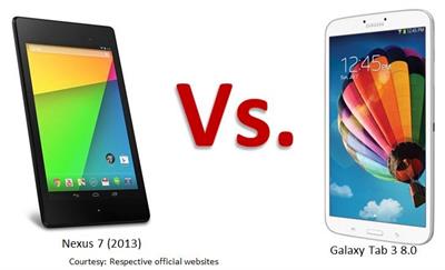 Nexus 7 (2013) Vs. Galaxy Tab 3 8.0