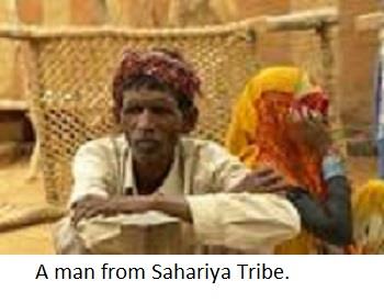 A man from Sahariya Tribe