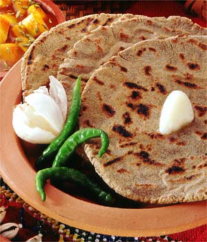 Bajra Aloo Roti -Rajasthani Cuisine