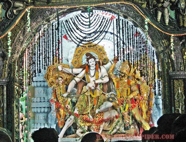 Durga Puja 2011 Lord Shiva Photo 3 in Malgodown Cuttack