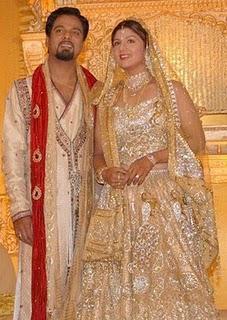 Rambha with her husband