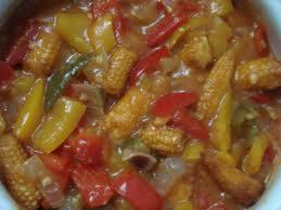 Tasty babycorn gravy