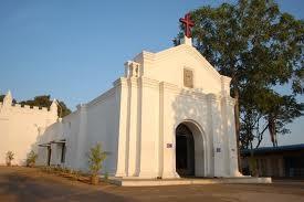 Austere church in St.Thomas Mounts Chennai