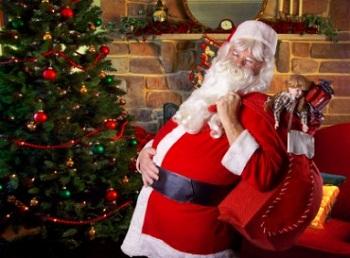 Santa Clause in Christmas celebration