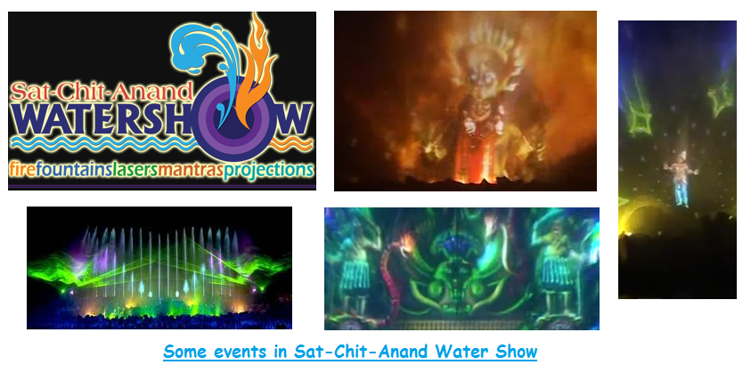 Water show at Akshardham Temple-Ghandhinagar