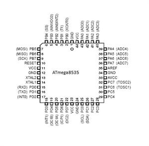 pin configuration atmega8535