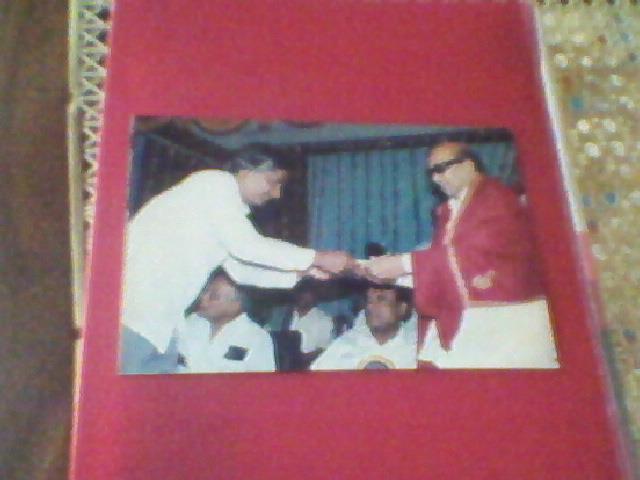 With Kalaignar Karunanidhi