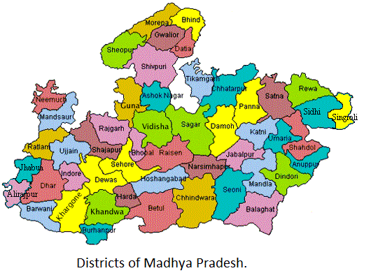 Districts of Madhya Pradesh