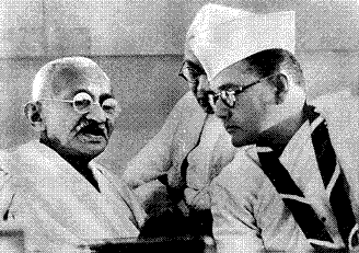 Netaji with Gandhiji