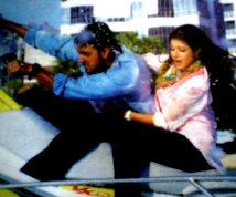 Dev and Koel in movie Rongbaaz