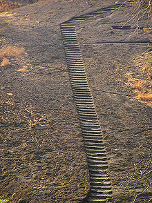 Stair case leadig to Kanheri