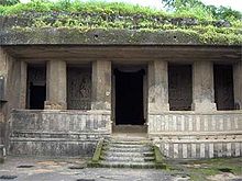 A vihara at Kanheri caves