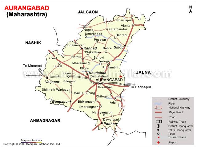 Aurangbad Map
