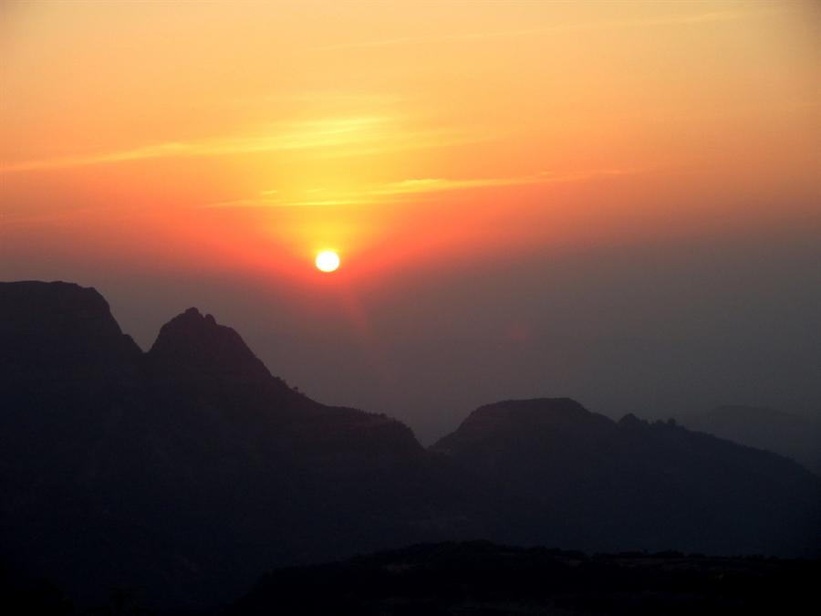 Sunset From the Matheran