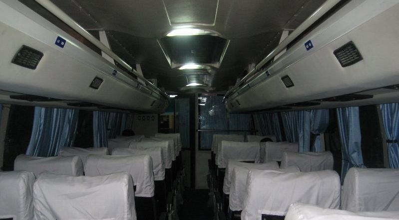 Inside view of TNSTC bus